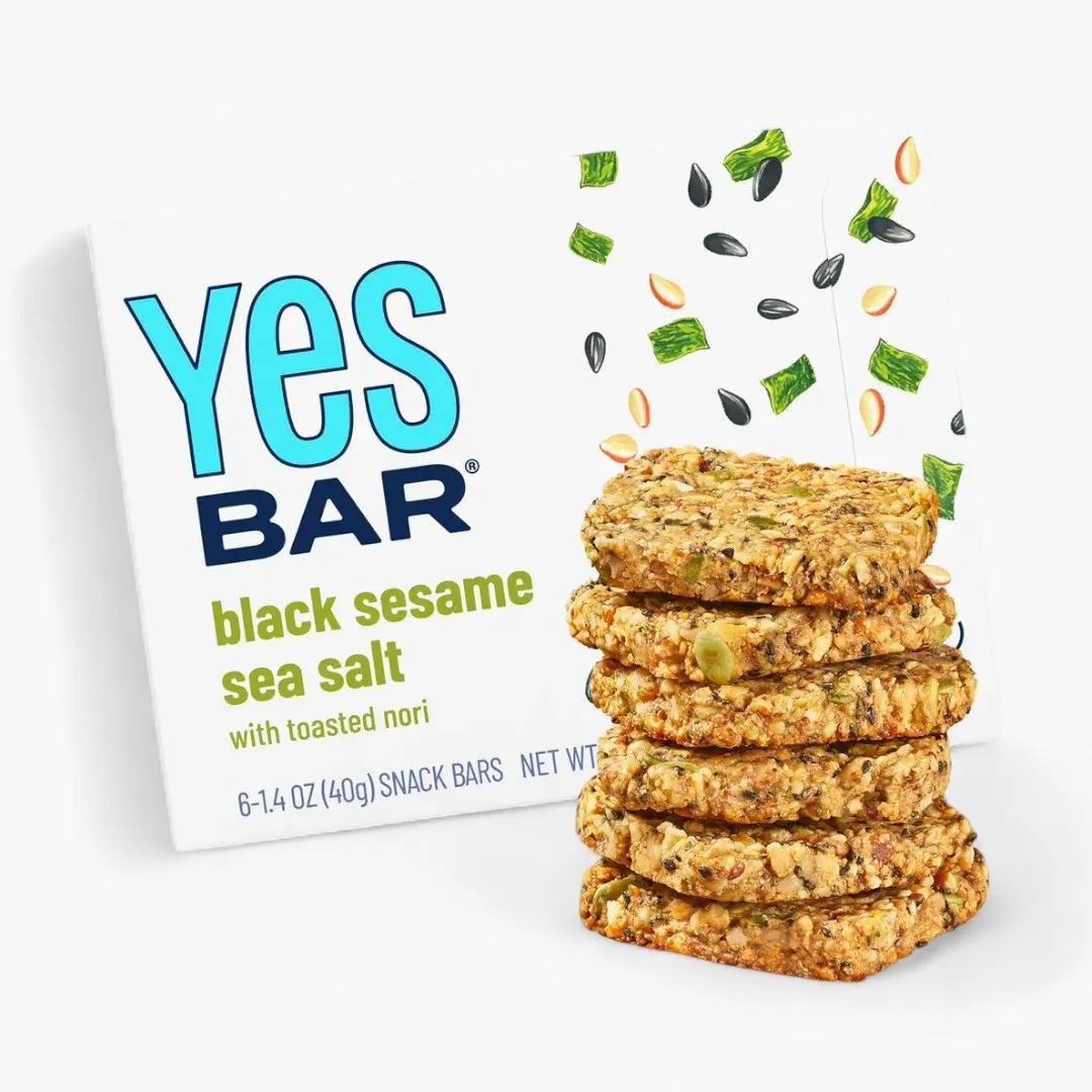 Black Sesame Sea Salt - Low Sugar Snack Bar