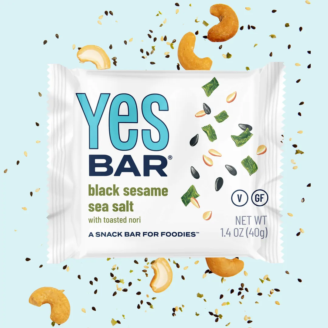 Black Sesame Sea Salt - Low Sugar Snack Bar