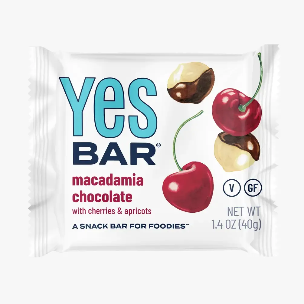 Macadamia Cherry Chocolate - Low Sugar Snack Bar