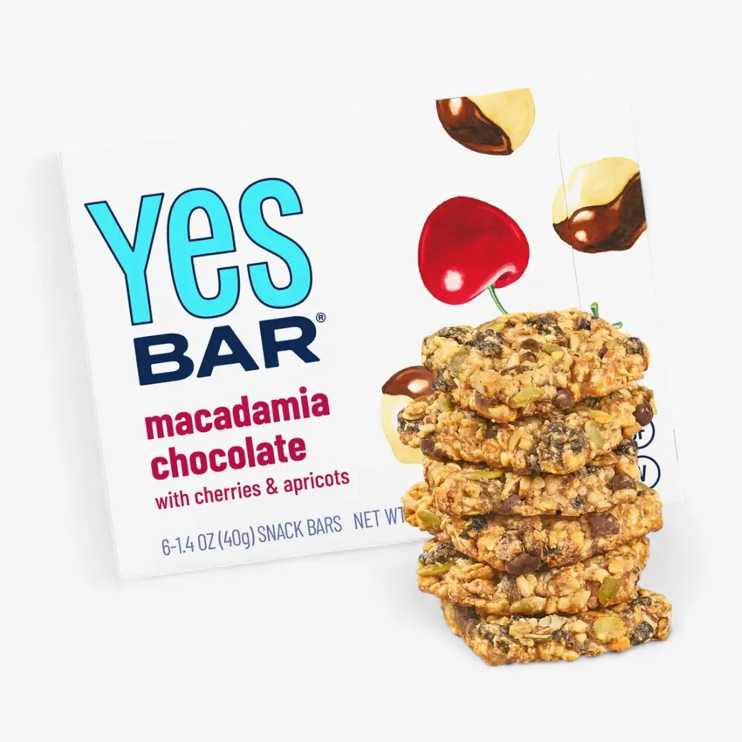 Macadamia Cherry Chocolate - Low Sugar Snack Bar