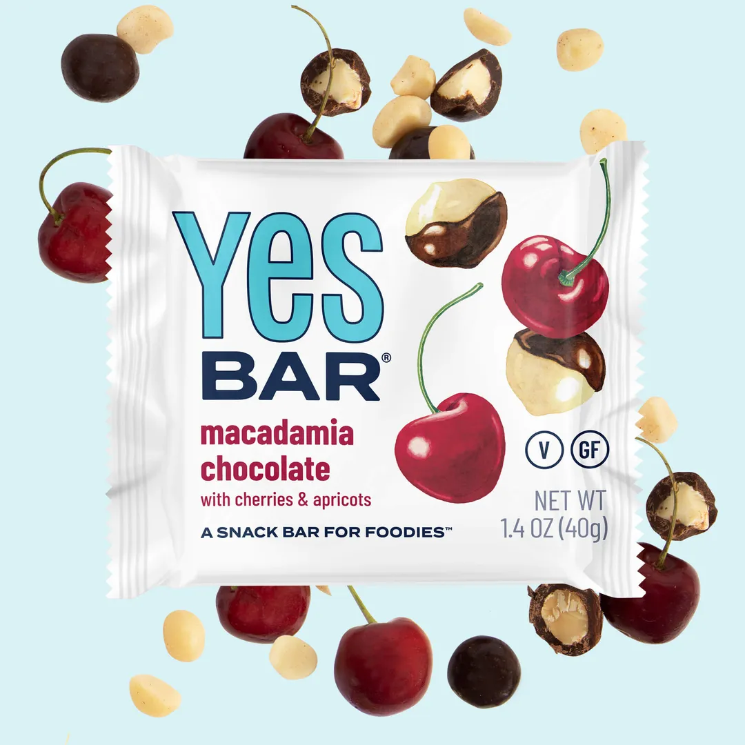 Macadamia Cherry Chocolate - Low Sugar Snack Bar