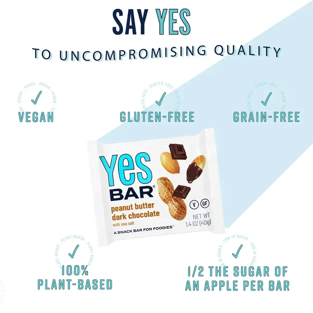 Peanut Butter Dark Chocolate - Low Sugar Snack Bar