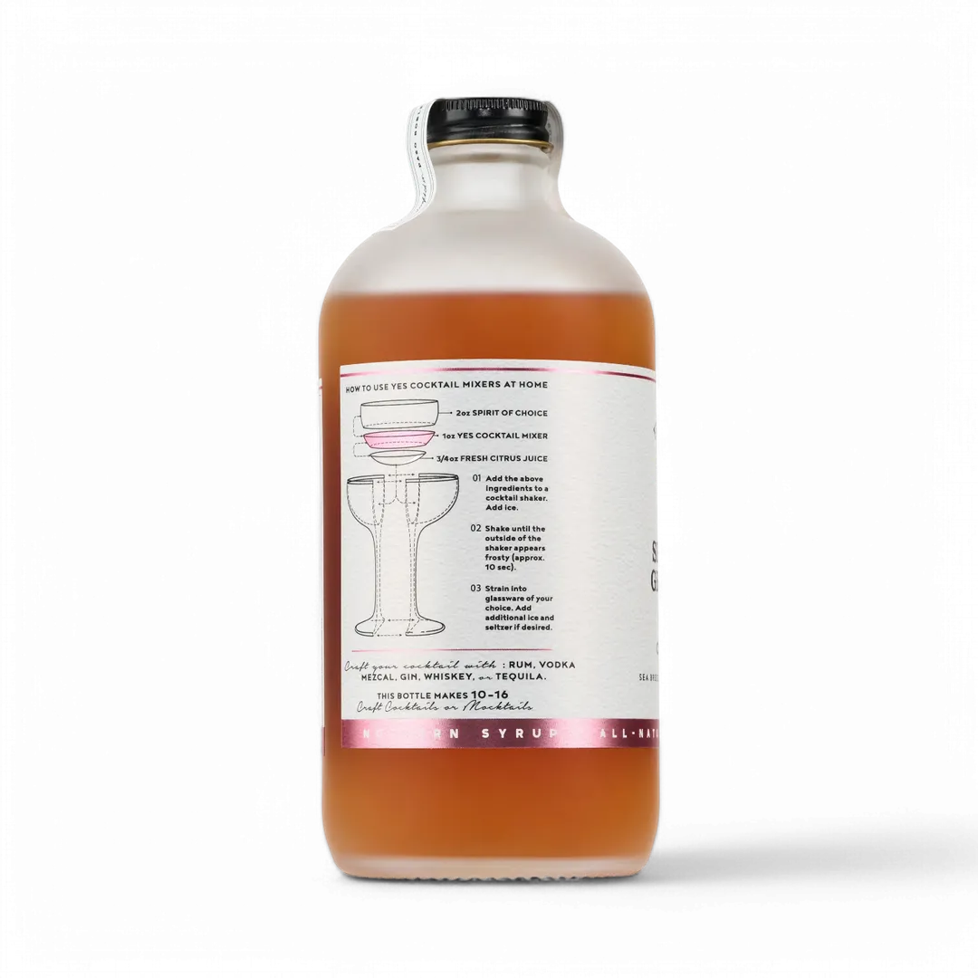 Sea Salted Grapefruit & Agave Cocktail Mixer