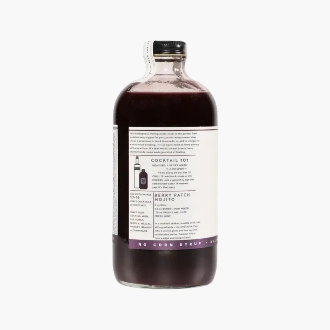 Blackberry Pomegranate Cocktail Mixer