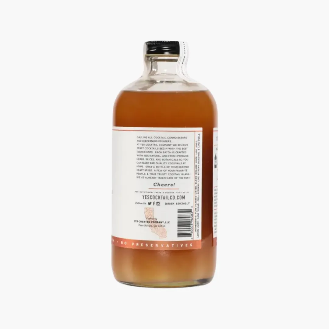Blood Orange & Chili Pepper Cocktail Mixer