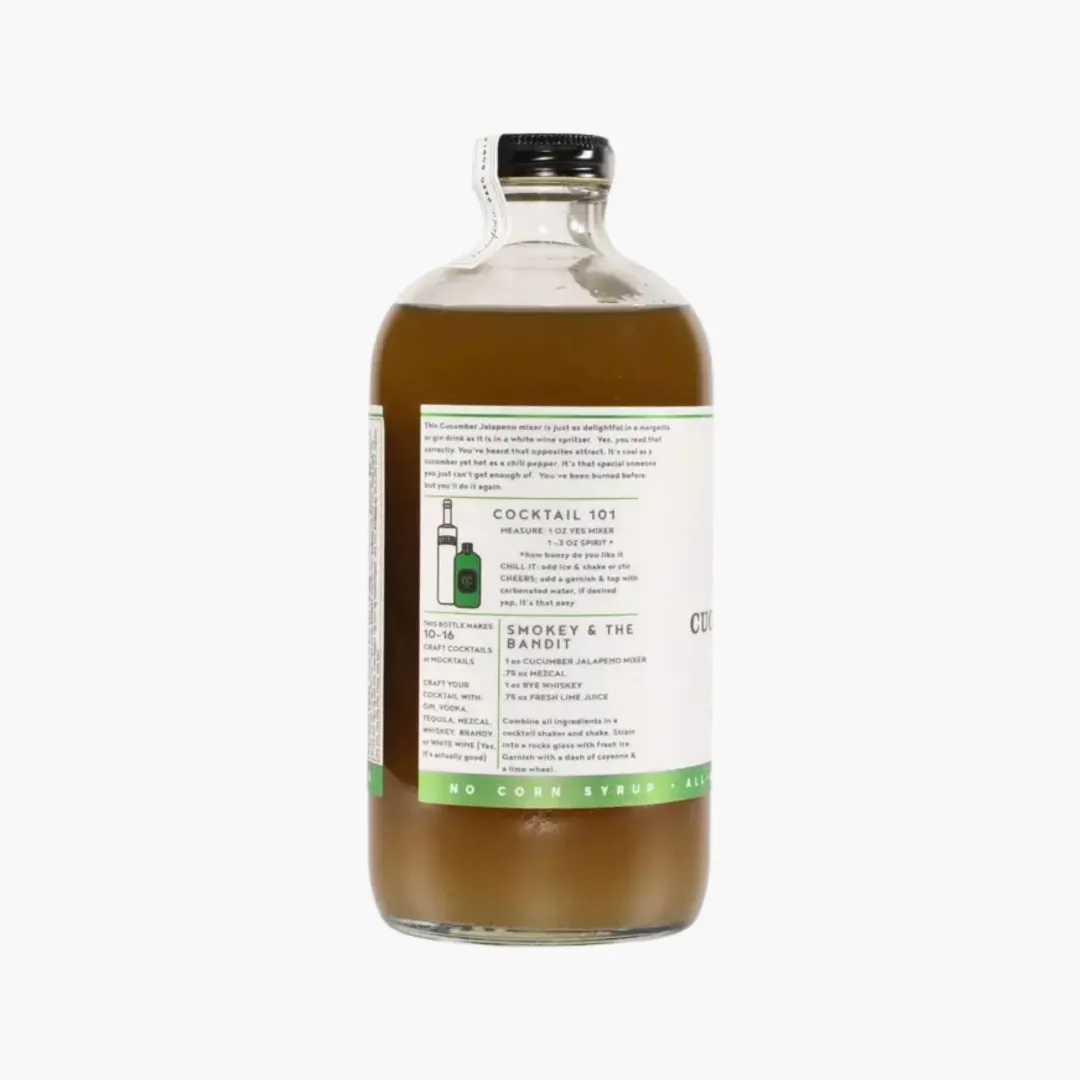 Cucumber Jalapeno Cocktail Mixer