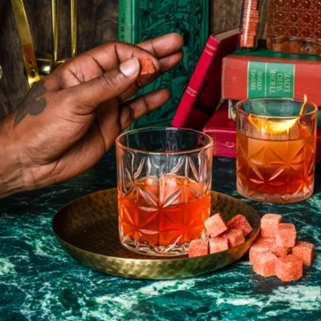Double Oaked Old Fashioned Bitters Infused Cocktail Cubes