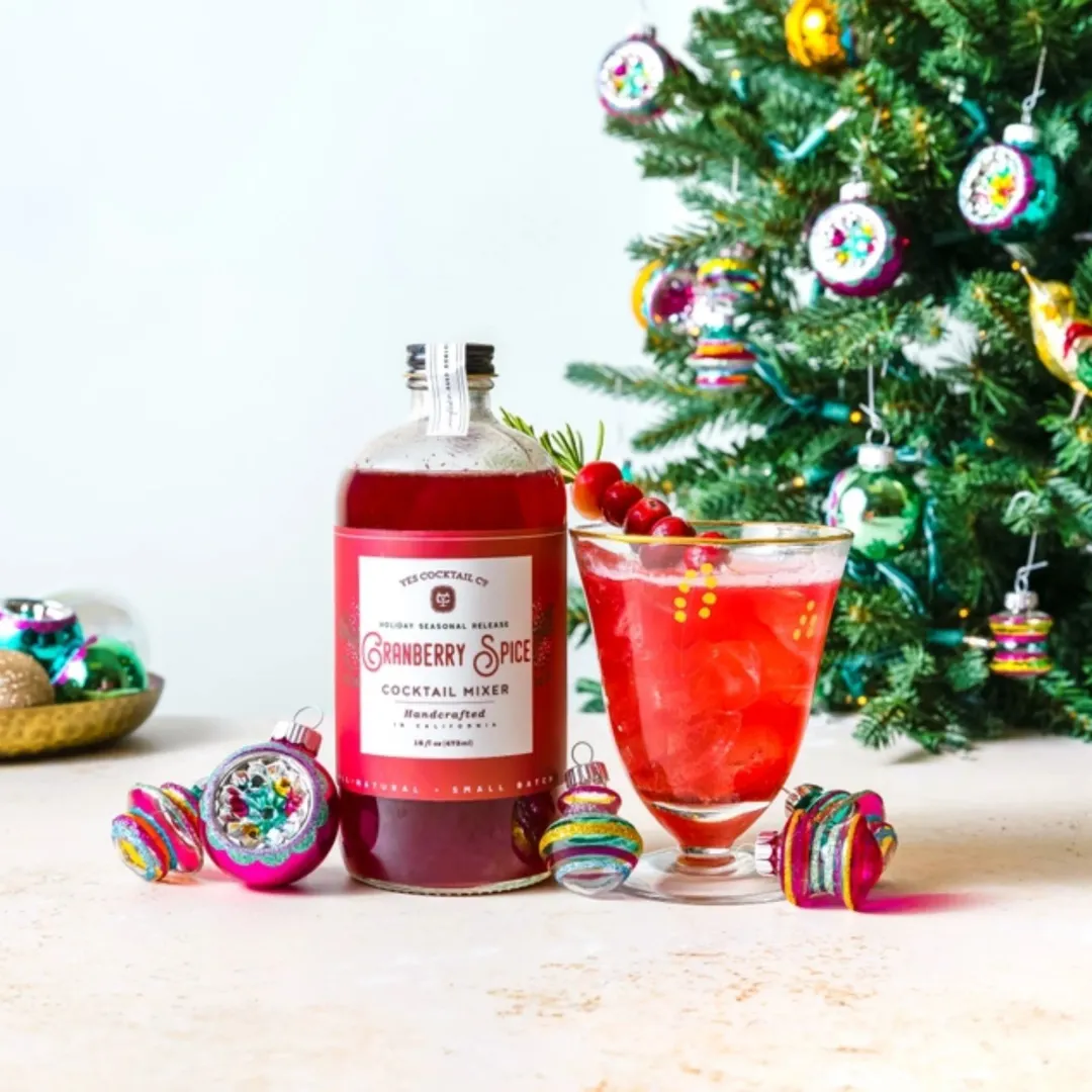 Holiday Seasonal: Cranberry Spice Cocktail Mixer