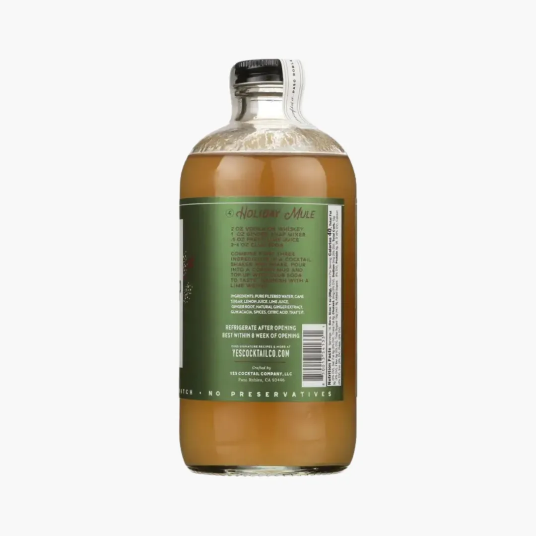 Holiday Seasonal: Gingersnap Cocktail Mixer