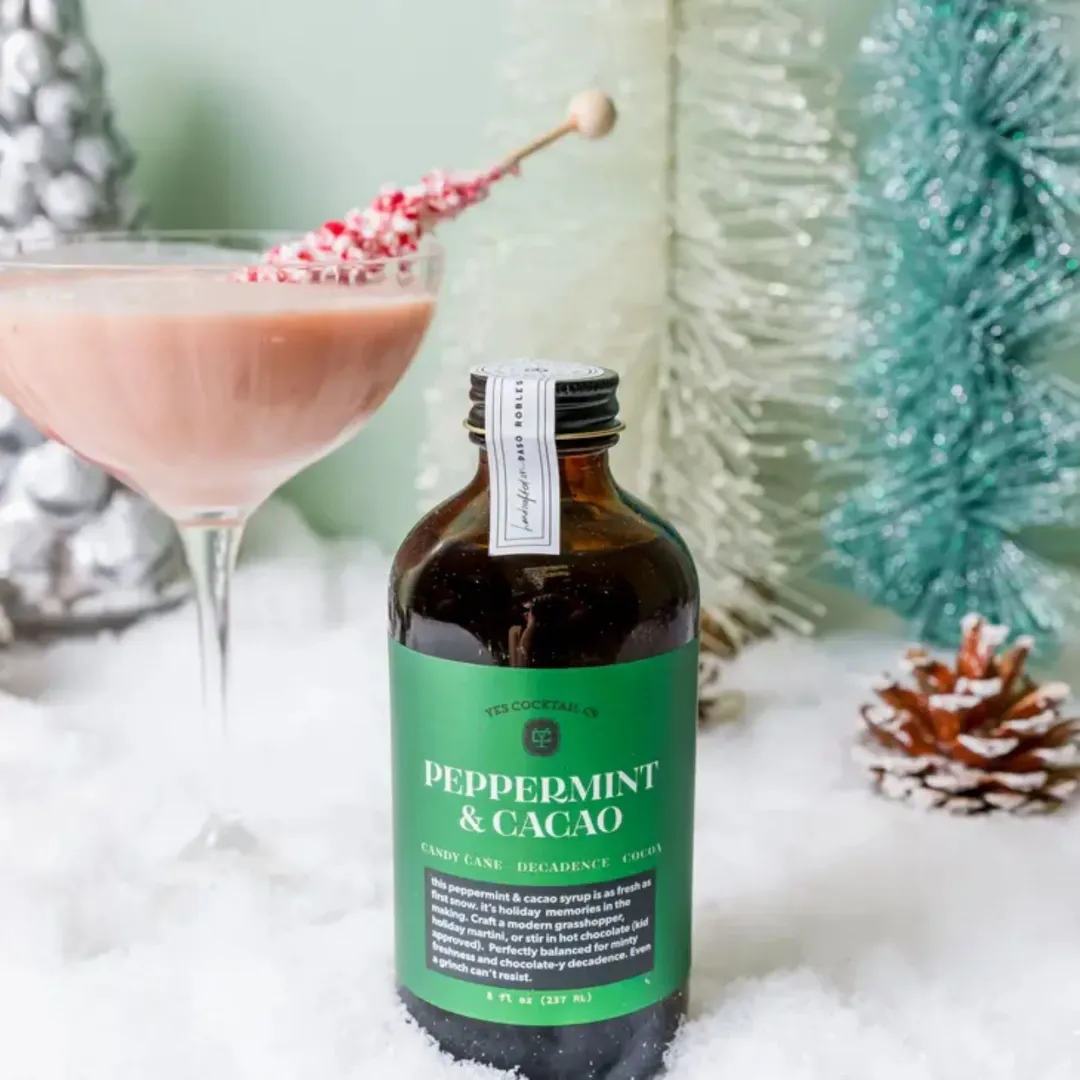 Holiday Seasonal: Peppermint and Cacao Syrup