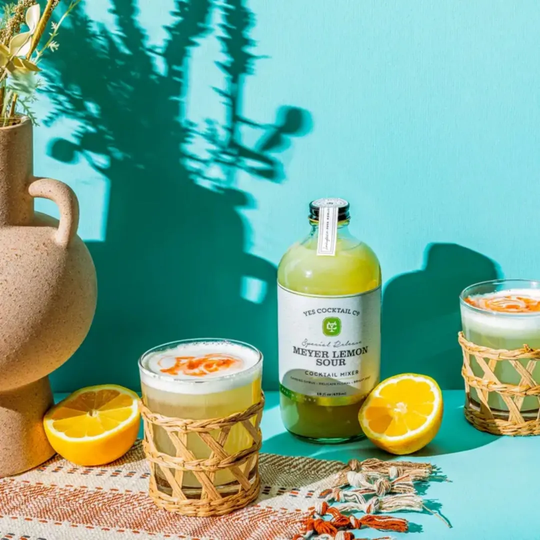Meyer Lemon Sour Cocktail Mixer: Summer Seasonal