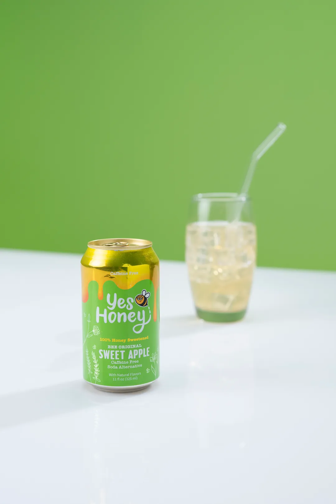 Yes Honey Apple Soda Caffeine Free | No Corn Syrup | Natural