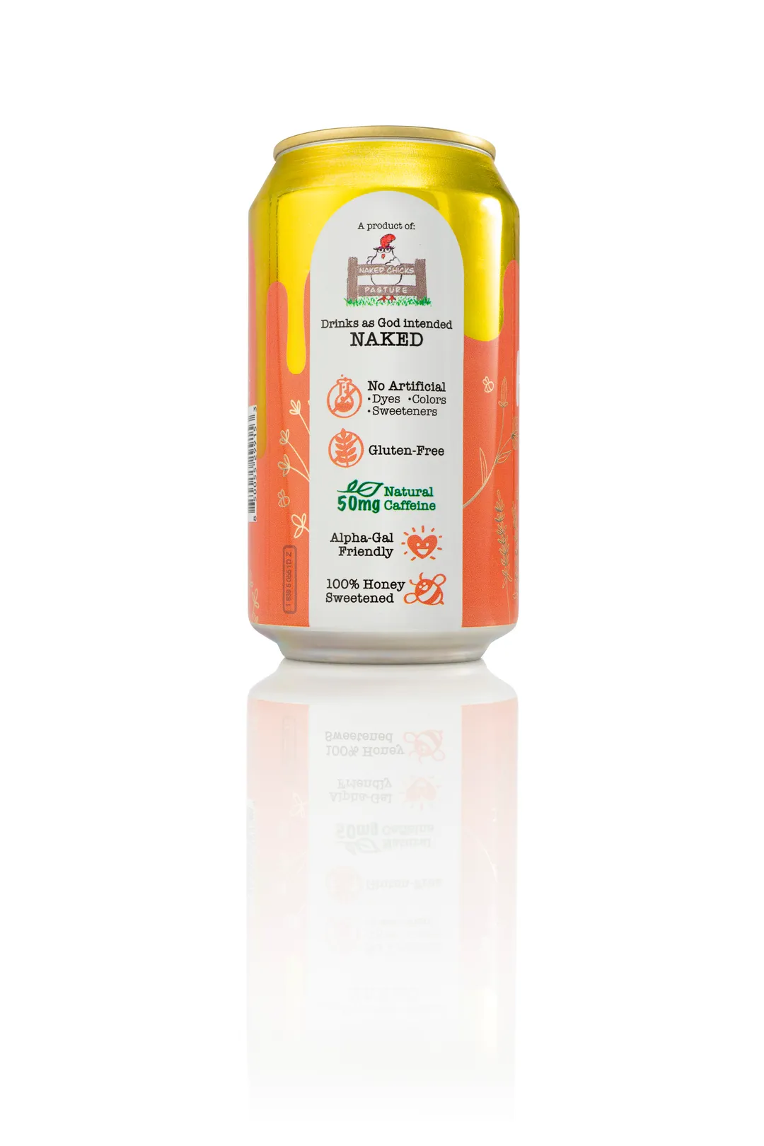 Yes Honey Peach Soda | Adaptogen | No Corn Syrup | Clean 