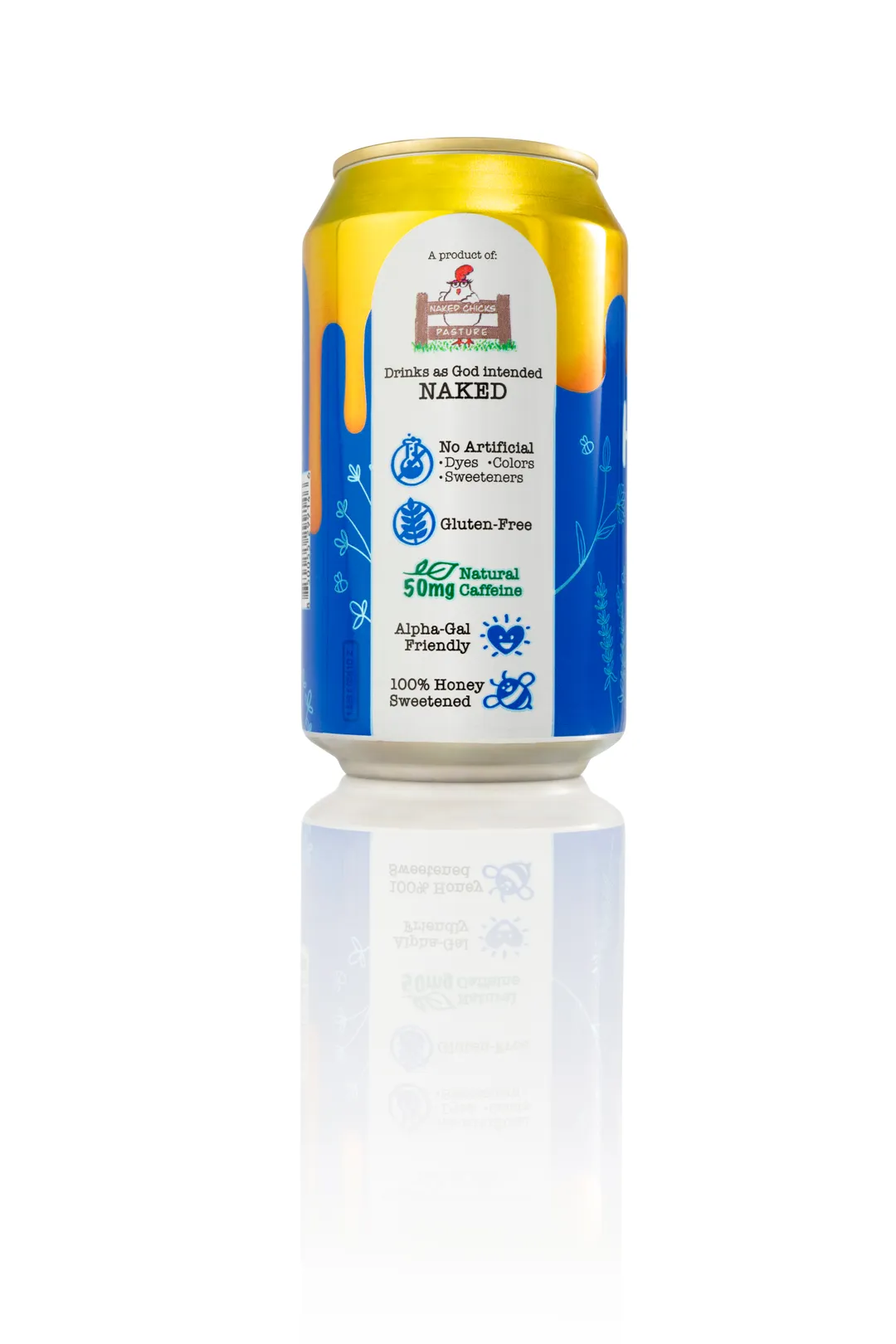 100% Honey Sweetened | Yes Honey Berry | Functional Soda | No Corn Syrup | Caffeine