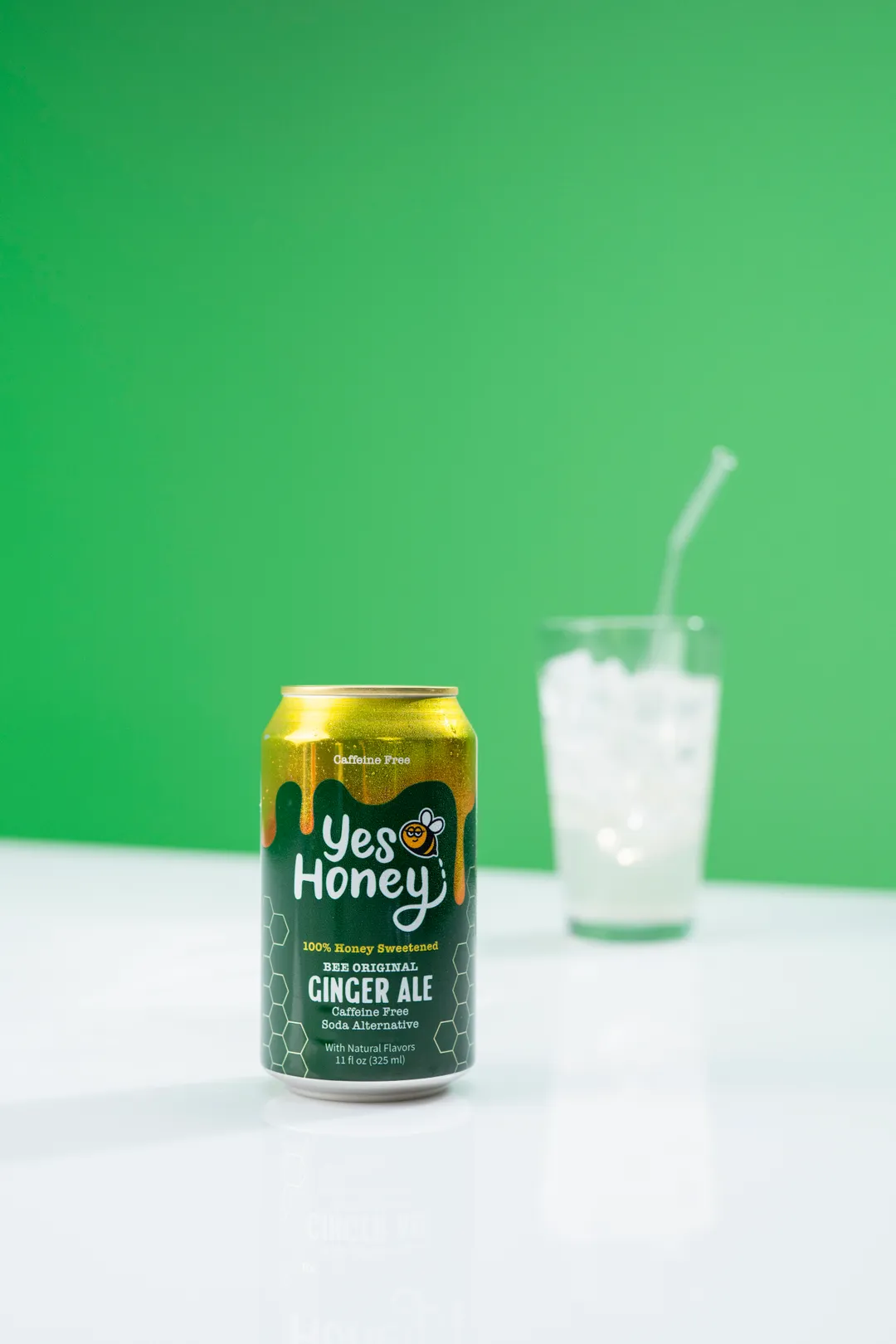 100% Honey Sweetened Soda Ginger Ale  | No Corn Syrup | Craft | Caffeine Free