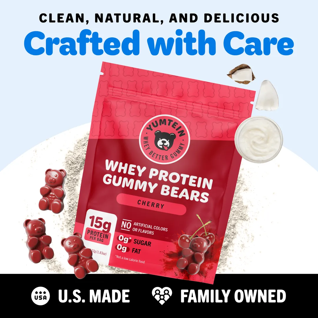 Cherry Protein Gummy Bears