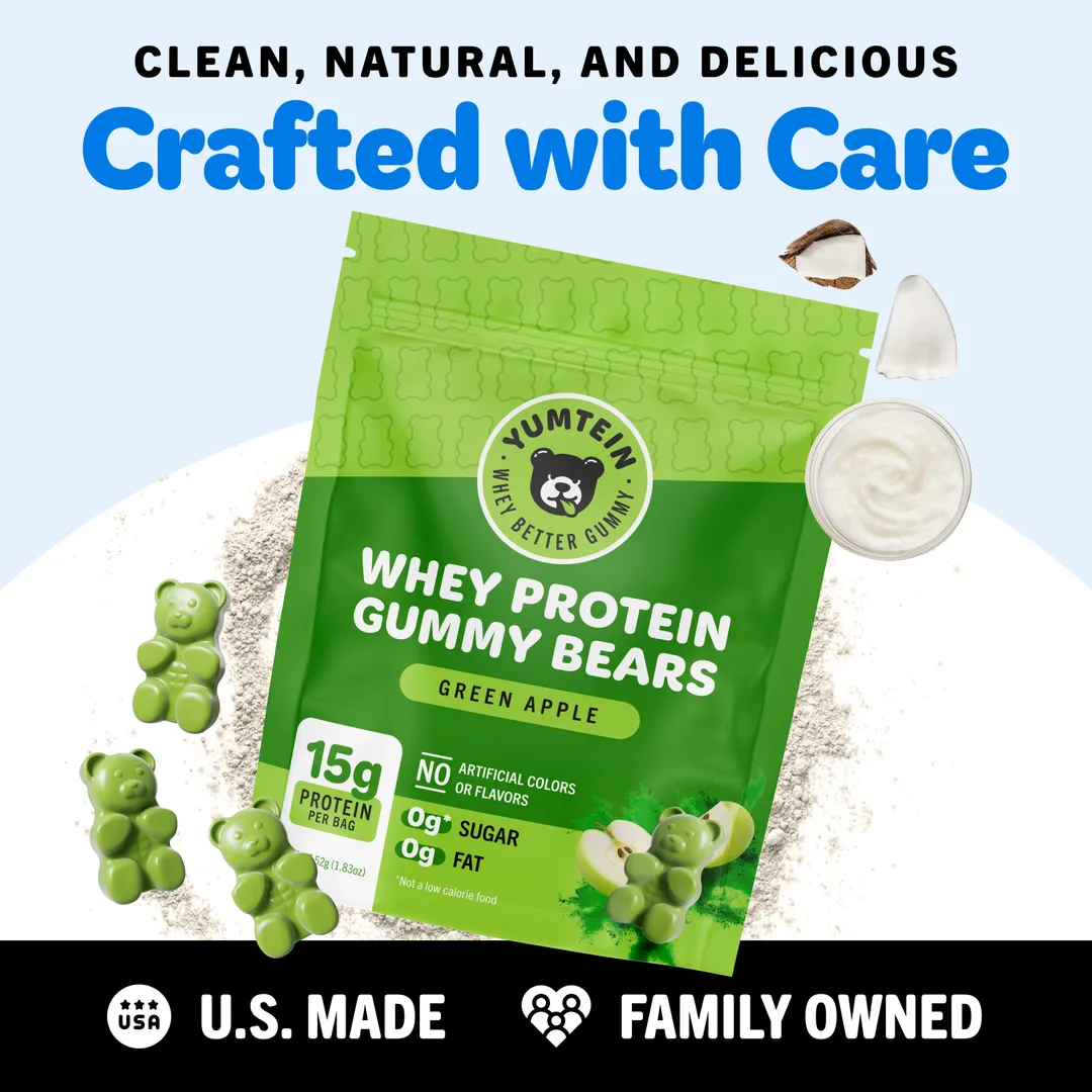 Green Apple Protein Gummy Bears