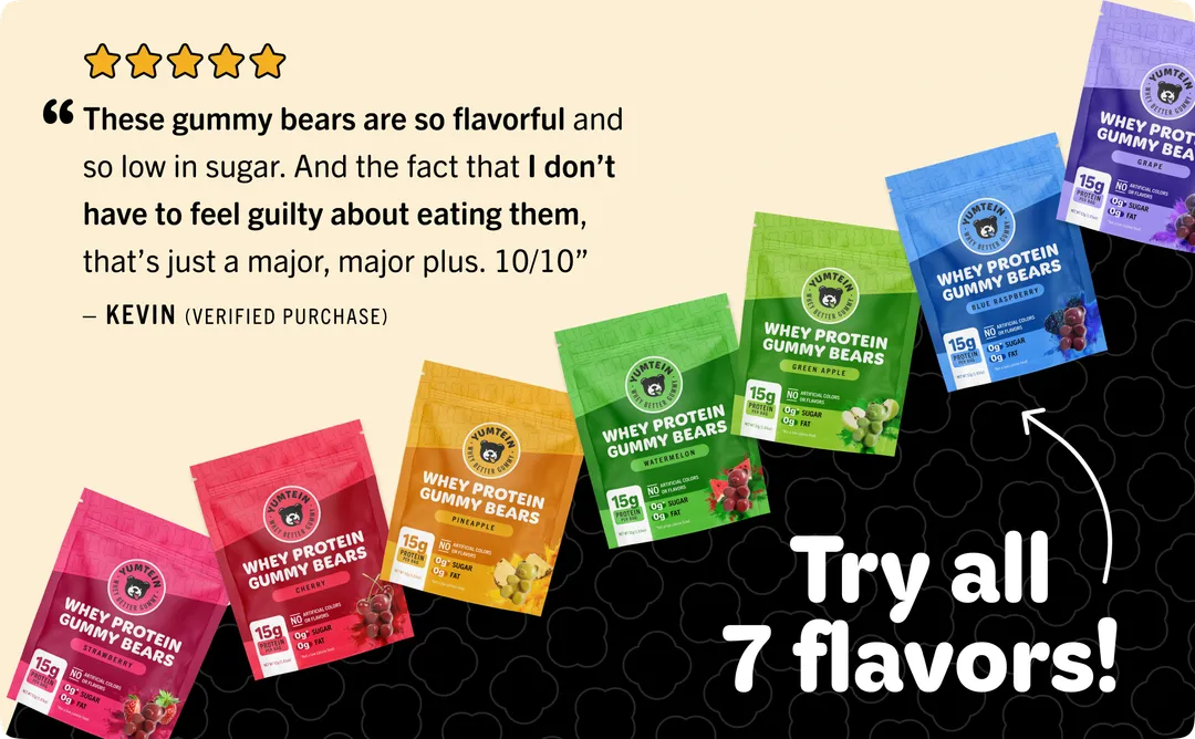 Pineapple Protein Gummy Bears