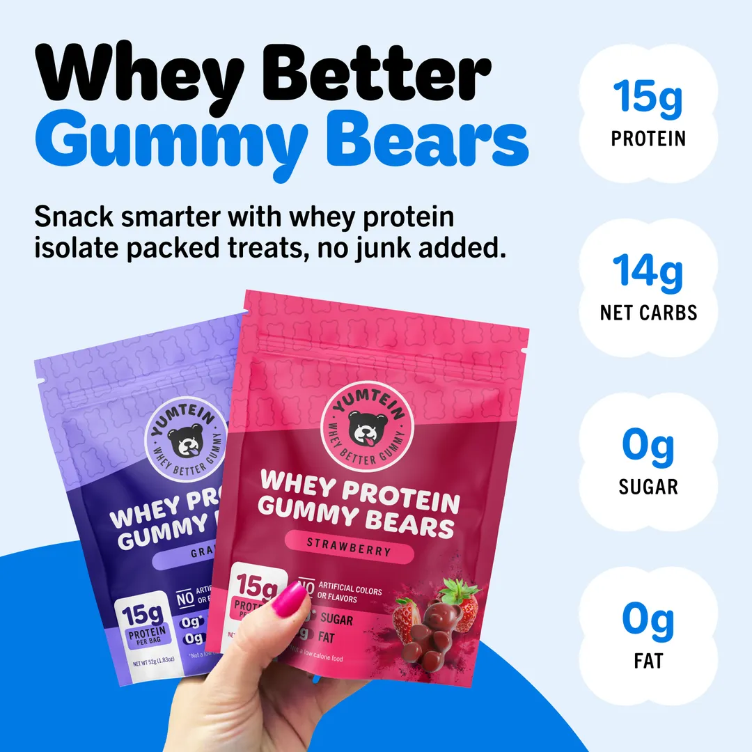 Strawberry Protein Gummy Bears