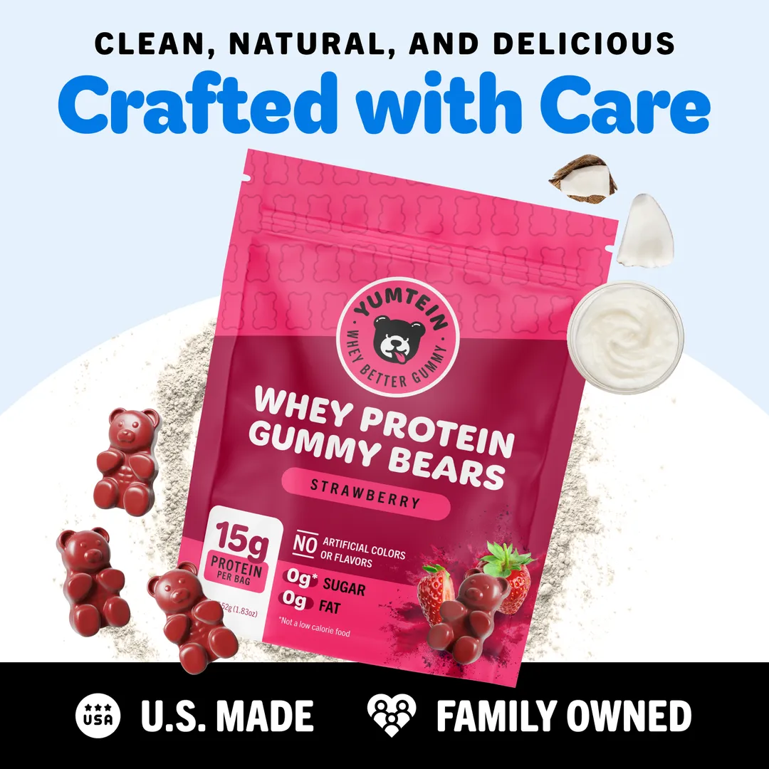Strawberry Protein Gummy Bears