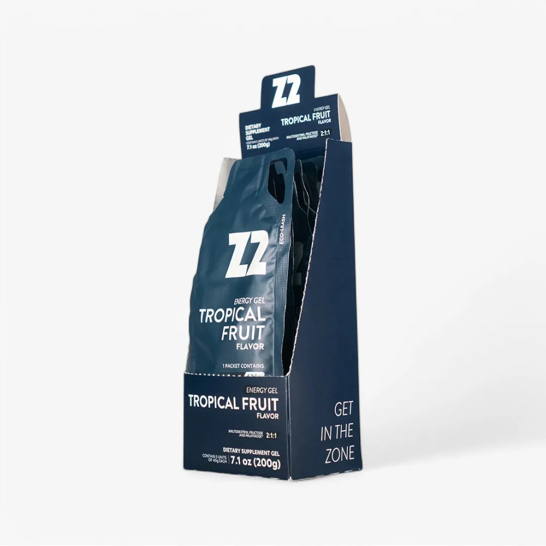 Energy Gel Z2 Tropical Fruit | 5-Count Pack