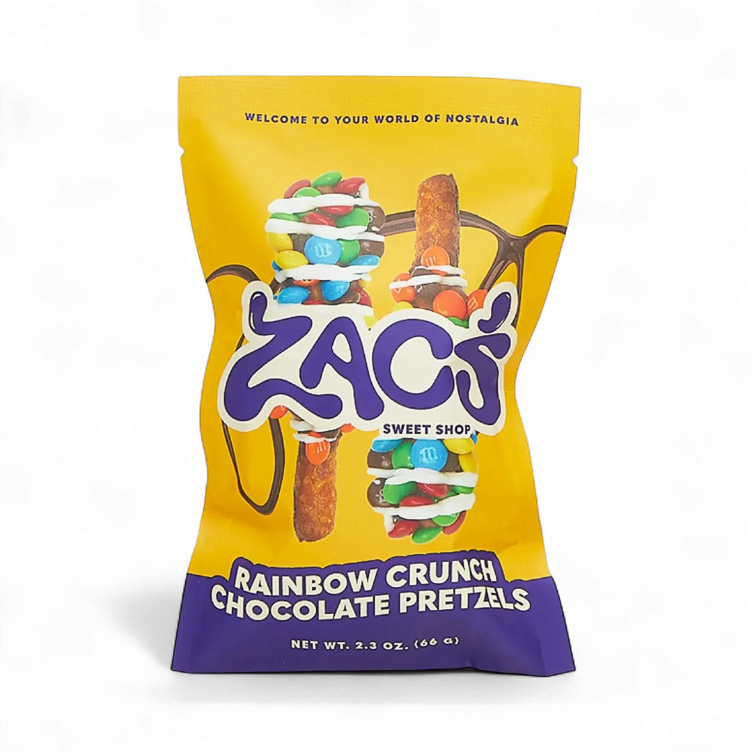 Rainbow Crunch Chocolate Pretzels