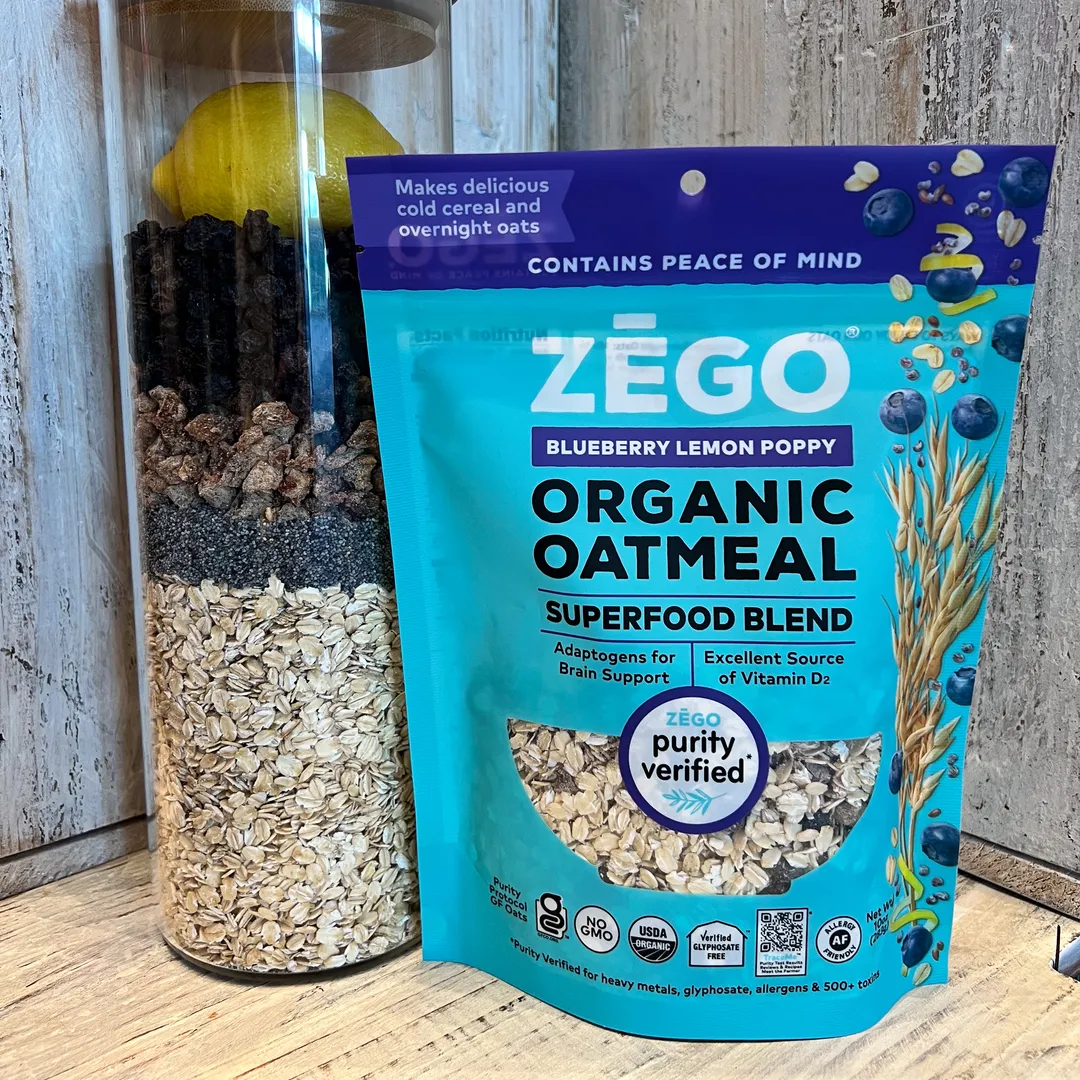 Organic Oatmeal Superfood Blueberry Lemon Poppy (10 oz.)