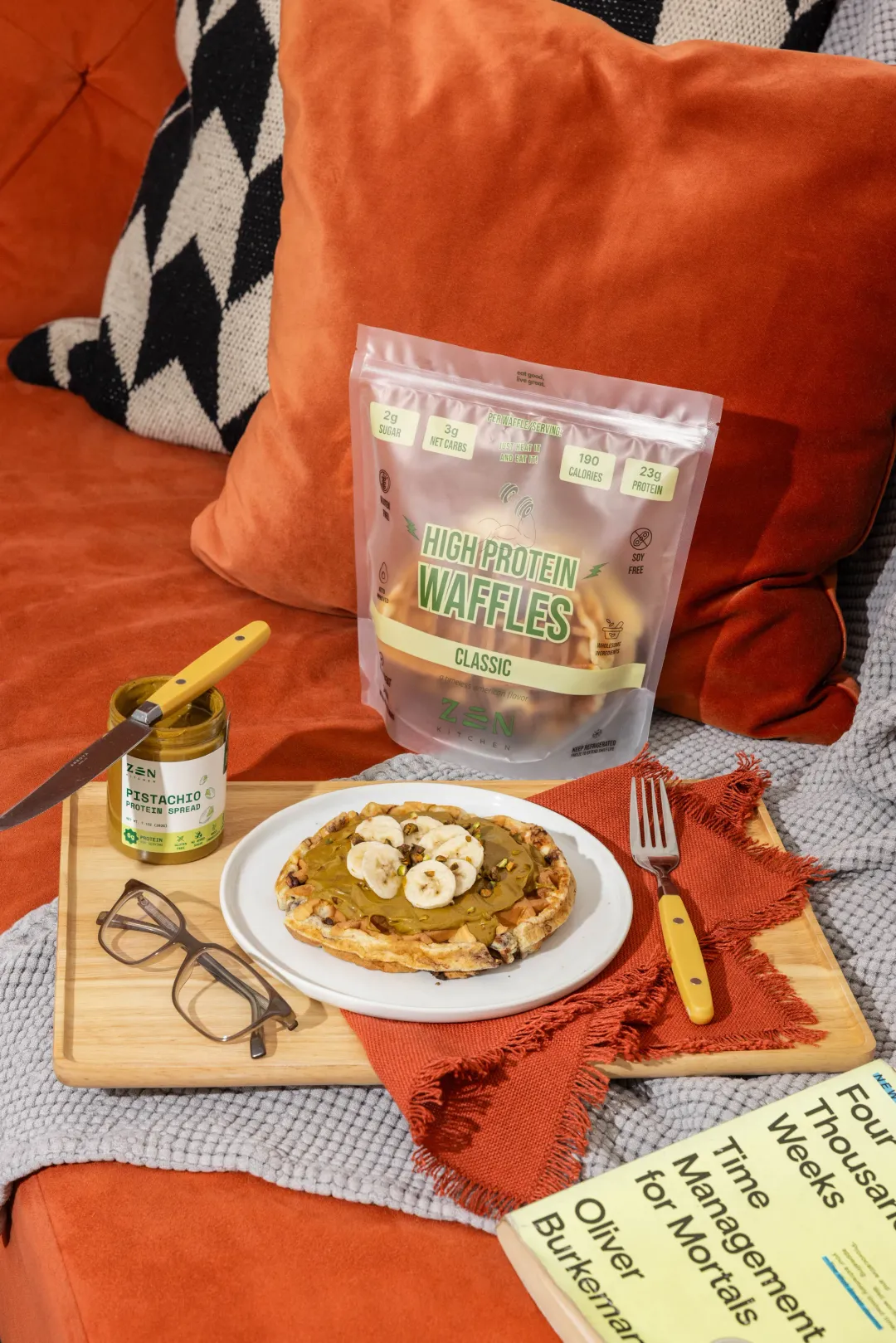 Zen High Protein Waffles - Variety Pack