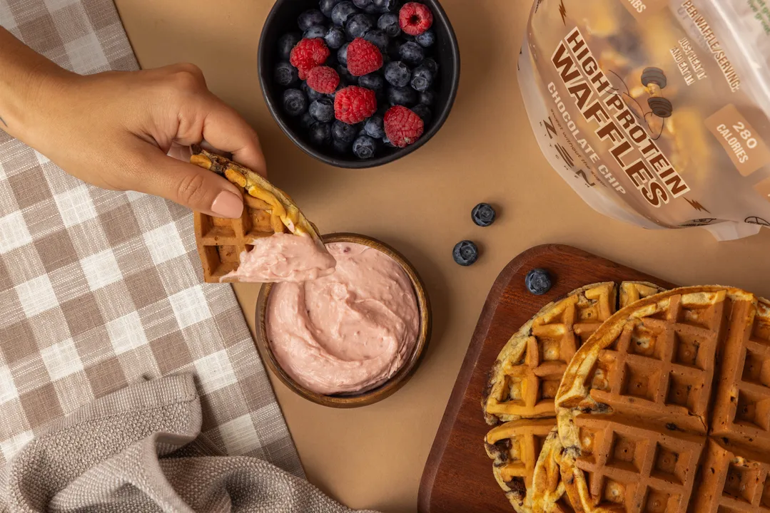 Zen High Protein Waffles - Chocolate Chip