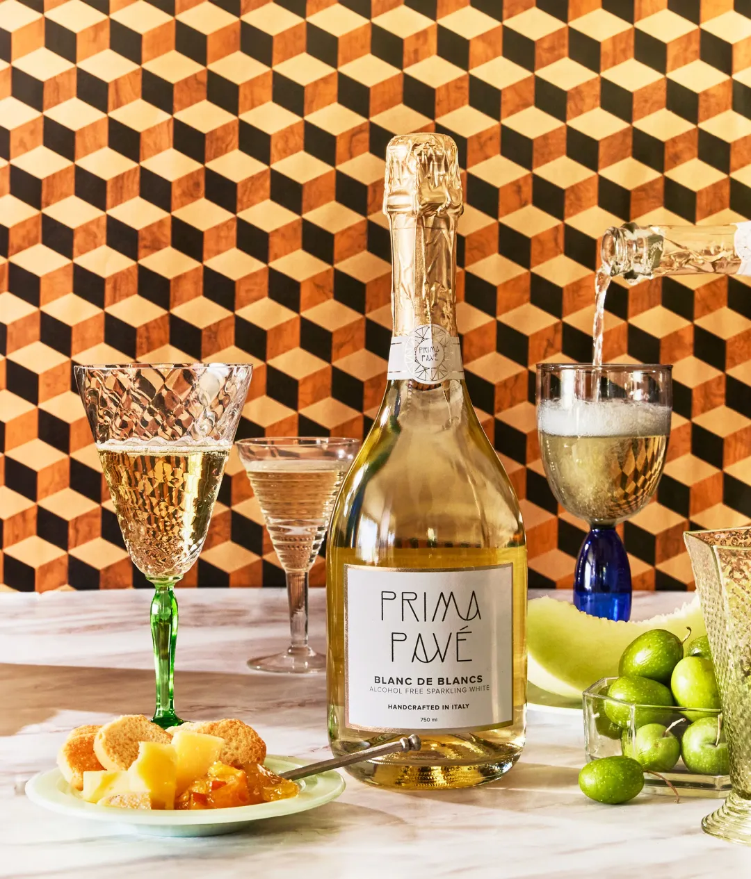 Prima Pave Blanc de Blancs Alcohol Free Sparkling (Case-6)