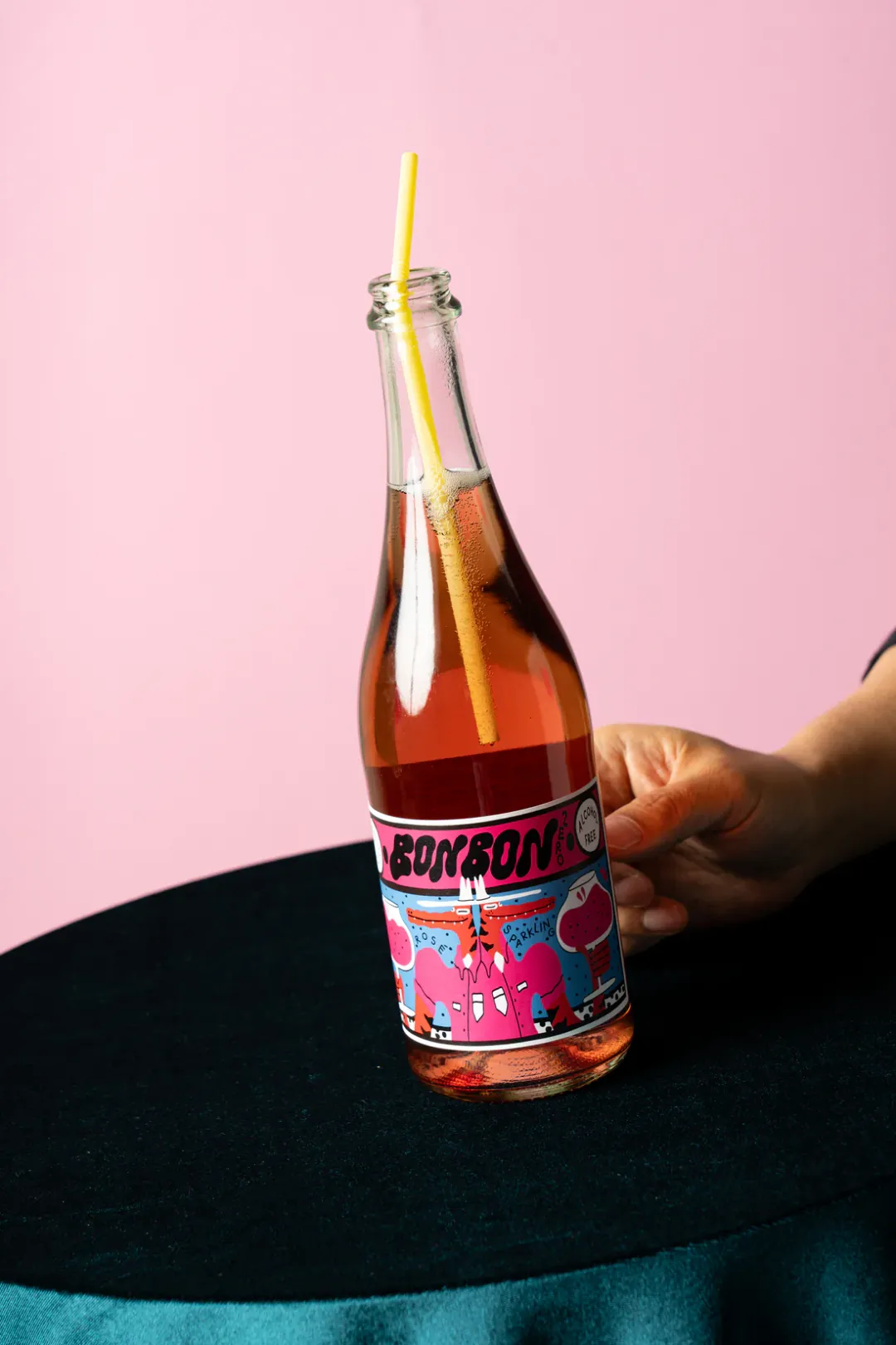 BonBon Sparkling Rose Non-Alcoholic Wine