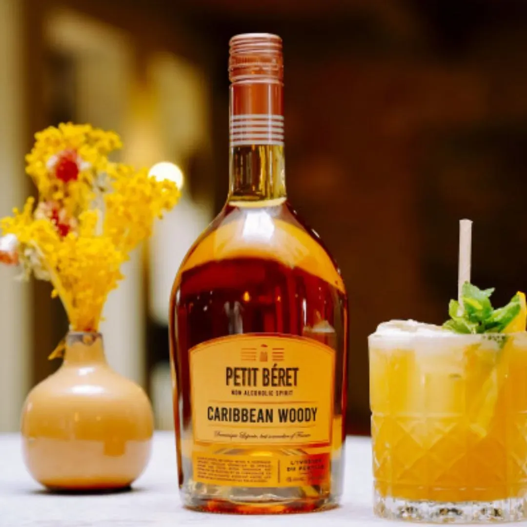 Le Petit Beret Caribbean Woody Non-Alcoholic Rum Spirit (0.0% ABV, France)