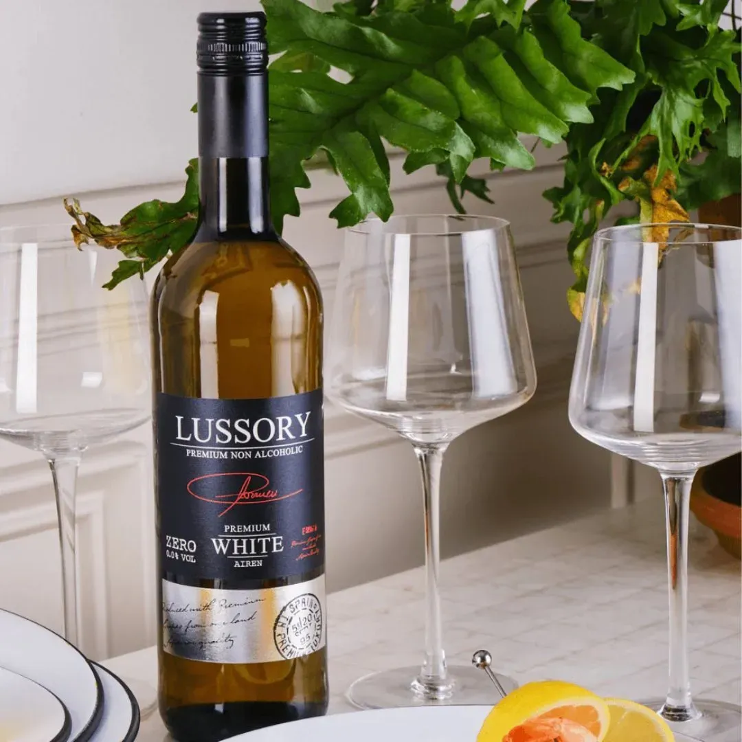 Lussory Premium Airen Non-Alcoholic White Wine