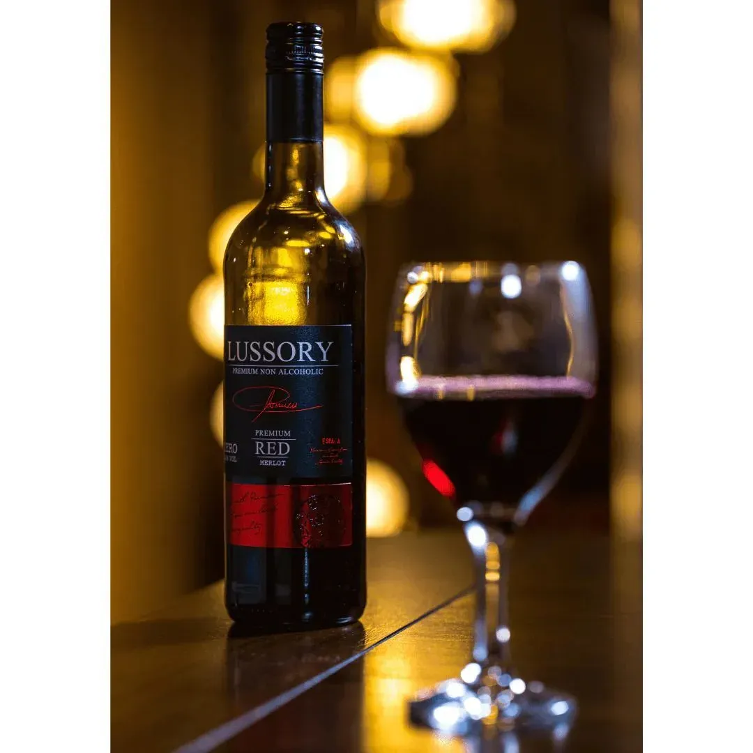 Lussory Premium Merlot Non-Alcoholic Red Wine