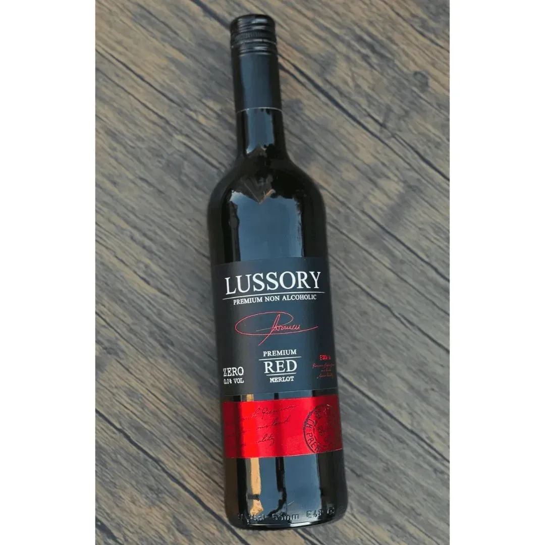 Lussory Premium Merlot Non-Alcoholic Red Wine