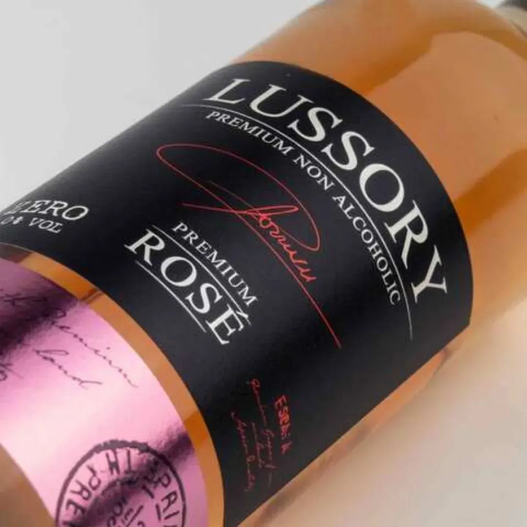 Lussory Premium Rose Non-Alcoholic Rose Wine 