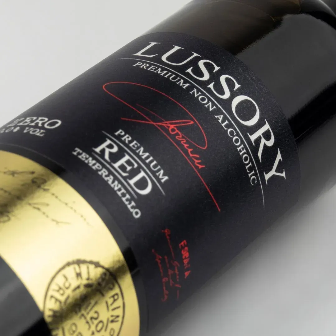 Lussory Premium Tempranillo Non-Alcoholic Red Wine 