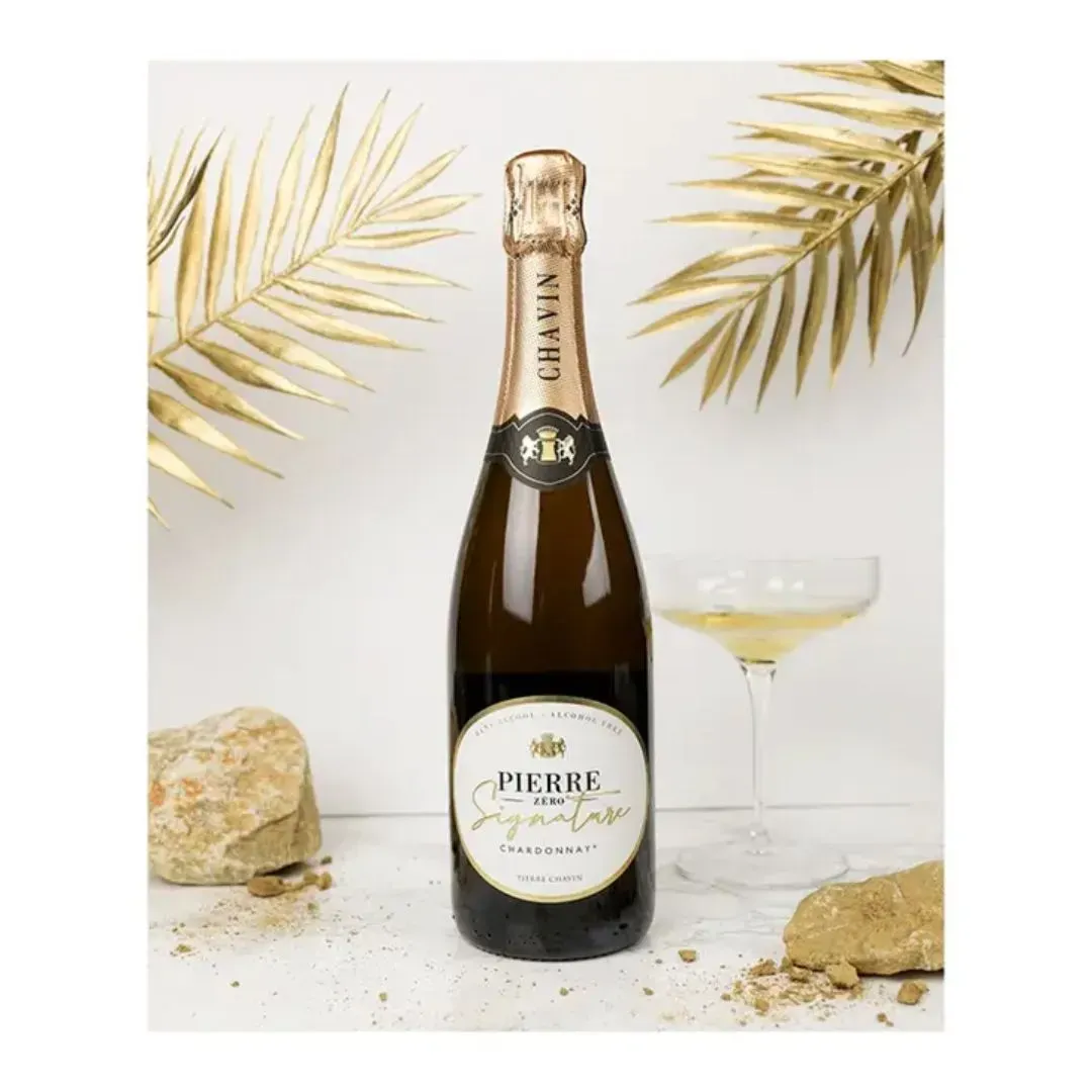 Pierre Zero Signature Sparkling Luxury Non-Alcoholic Wine (France)