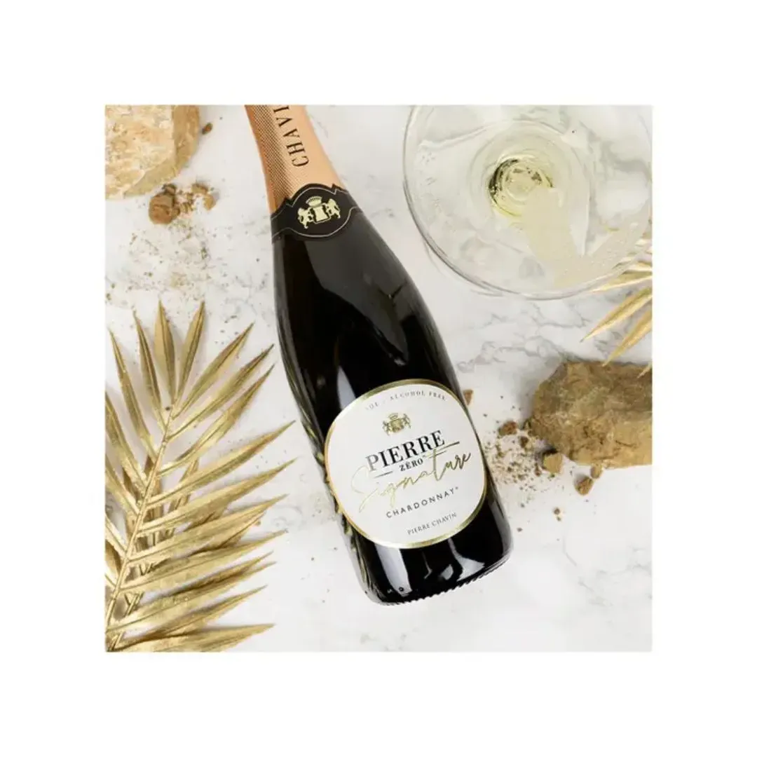 Pierre Zero Signature Sparkling Luxury Non-Alcoholic Wine (France)