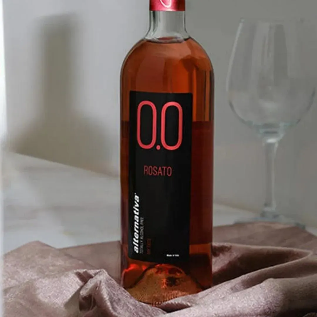 Princess Alternativa Rosato Dry Non-Alcoholic Rose Wine (0.0% ABV, Italy)