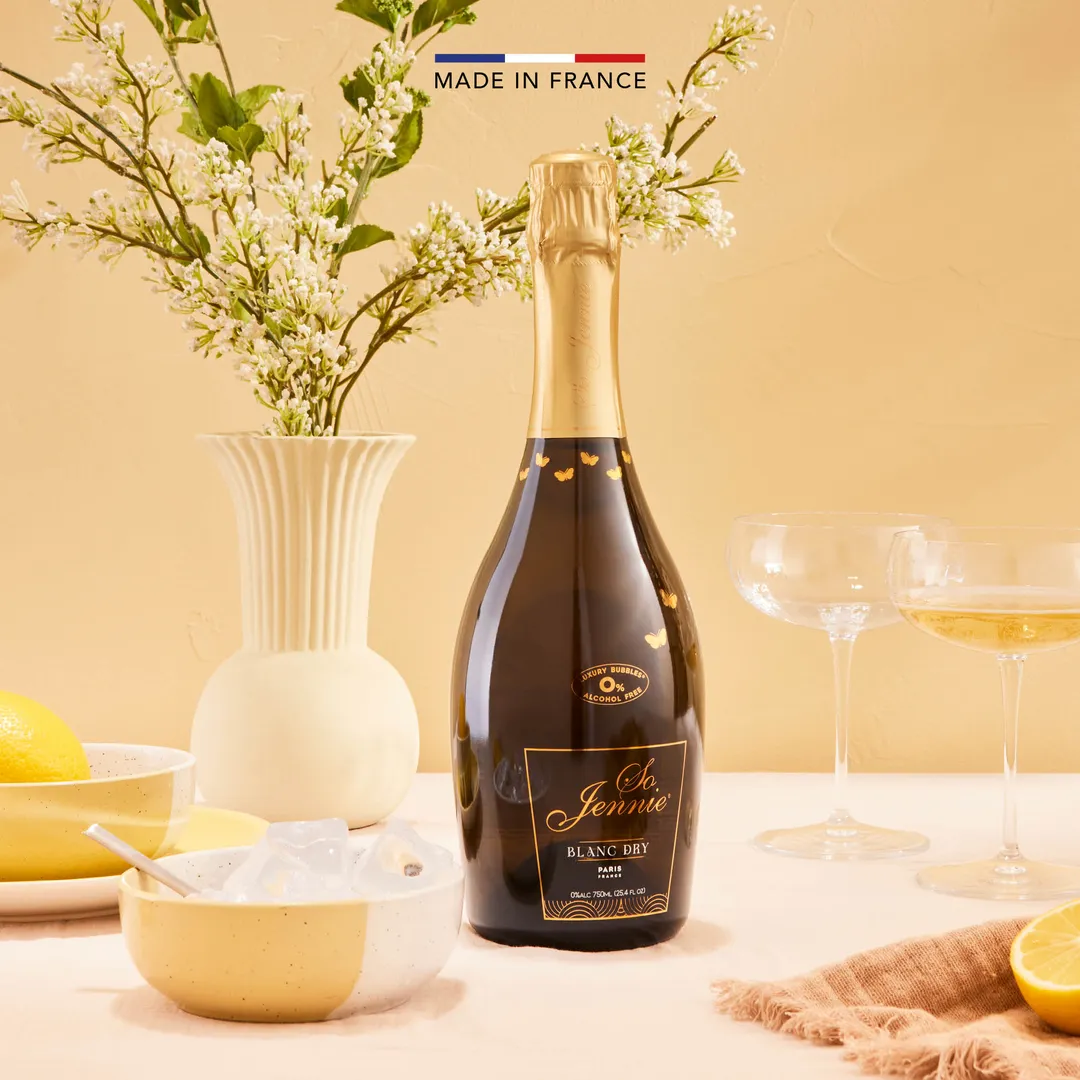So Jennie Paris Blanc Dry Alcohol-Free Champagne Alternative 750ml (0.0% ABV, France)
