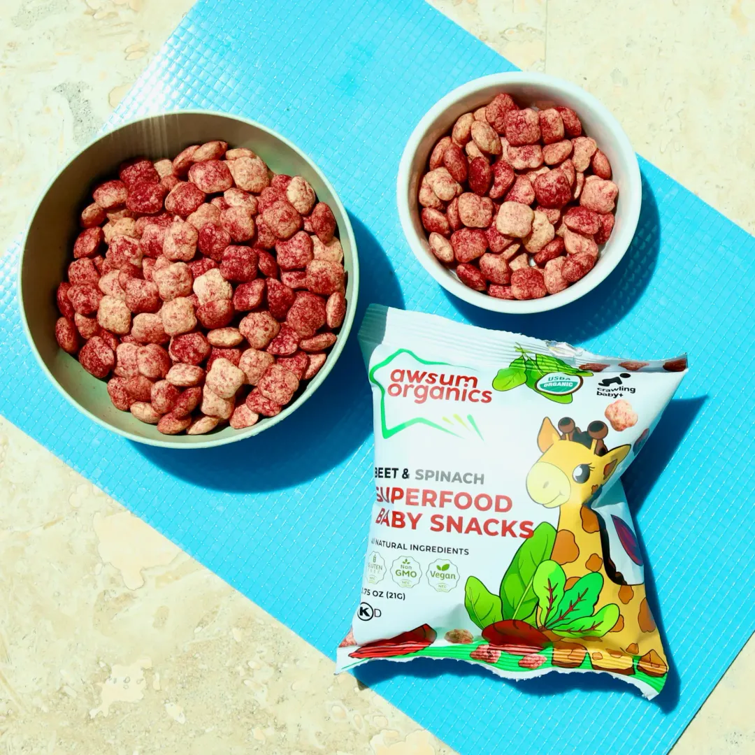 Awsum Organic Superfood Baby Snacks Variety Box - 4 Flavors