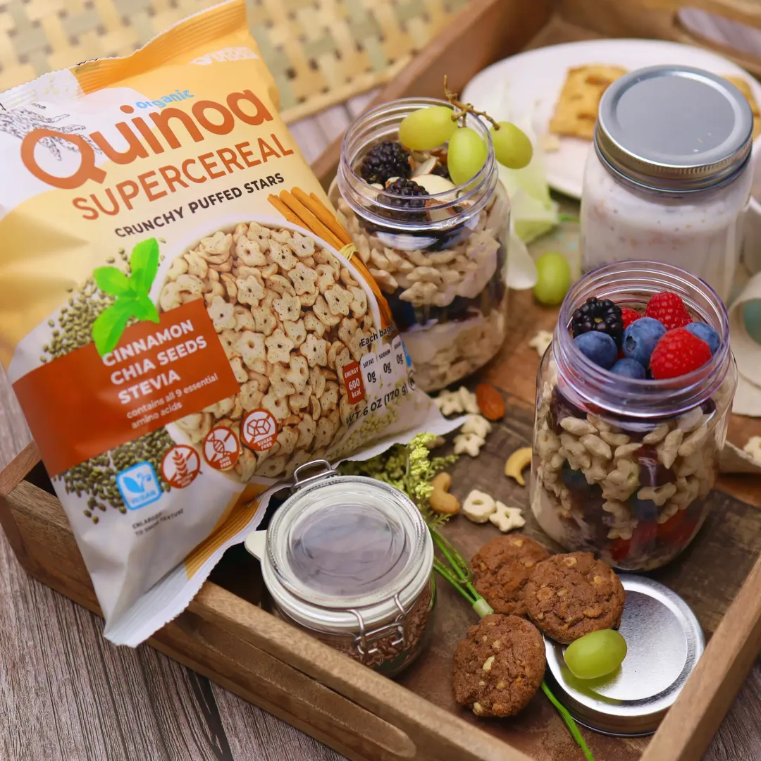 Awsum Organics Quinoa Super Cereal w/ Cinnamon, Chia, & Stevia