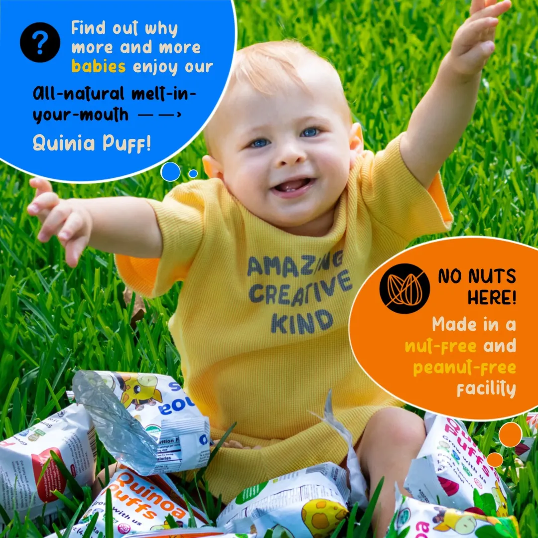 Awsum Snacks Superfood Carrot & Raspberry Baby Puffs