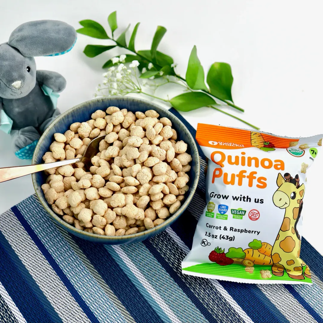 Awsum Snacks Superfood Carrot & Raspberry Baby Puffs