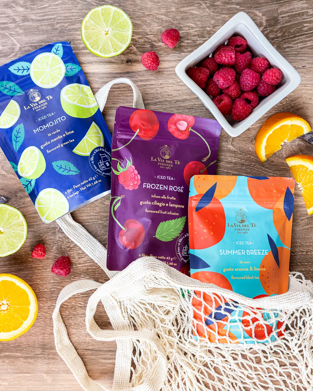 Summer Breeze Iced Tea - 6 Tea Bags by La Via del Té