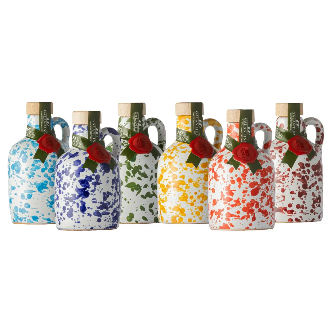 Green Fantasia Extra Virgin Olive Oil Ceramic 100ml by Galantino