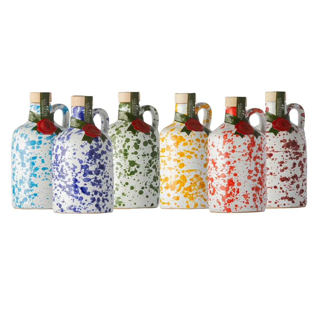 Extra Virgin Olive Oil Ceramic - 250ml By Galantino (Bordeaux)