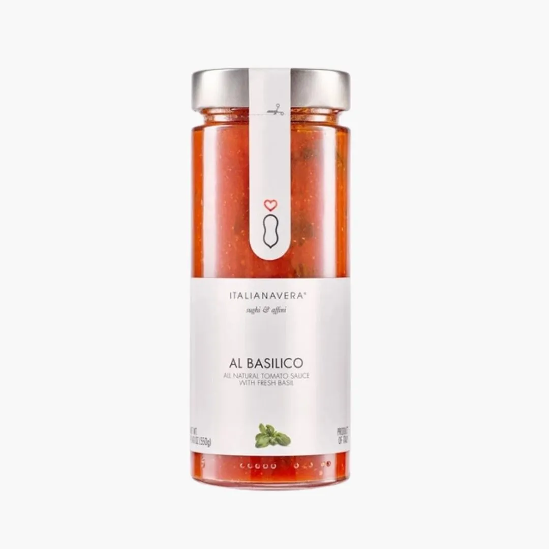 Al Basilico Tomato Sauce with Basil by Italianavera