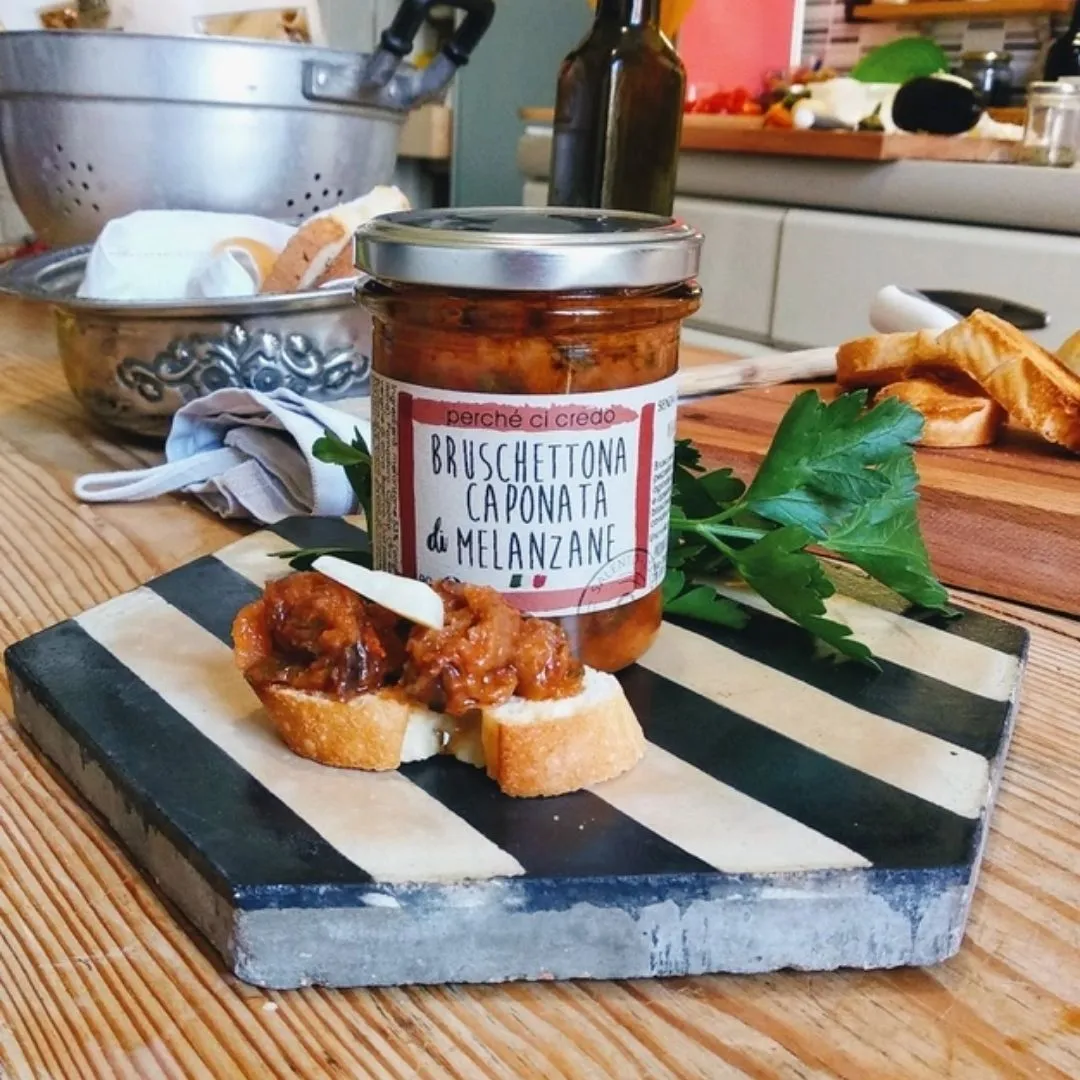Eggplant Caponata by Perche' Ci Credo